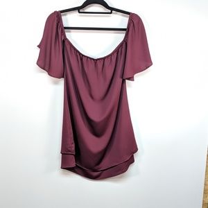 LuXe shoulderless dress